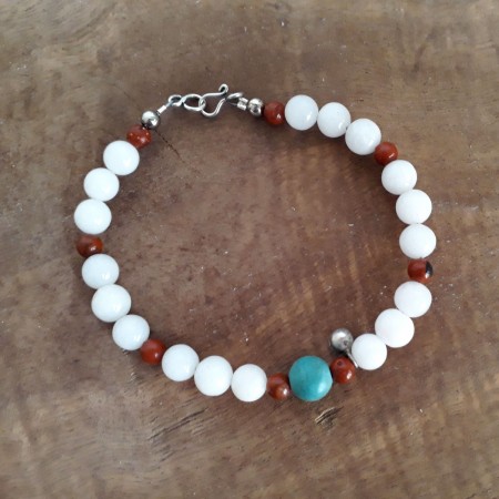 White color Quartz Bracelet for Women